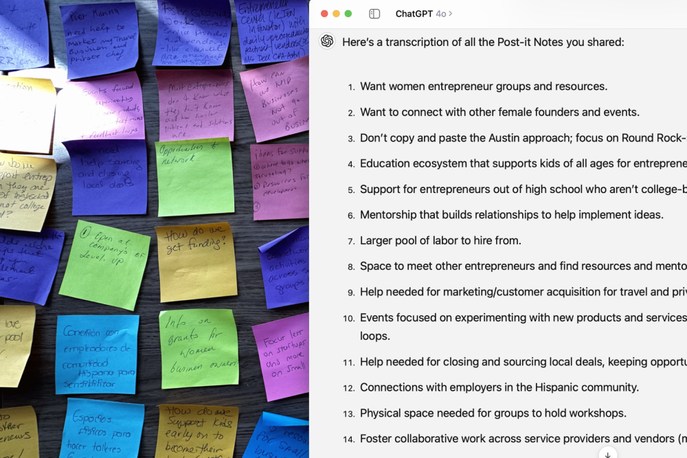 A Casual Approach to AI: “Speech In, Text Out” (SITO)