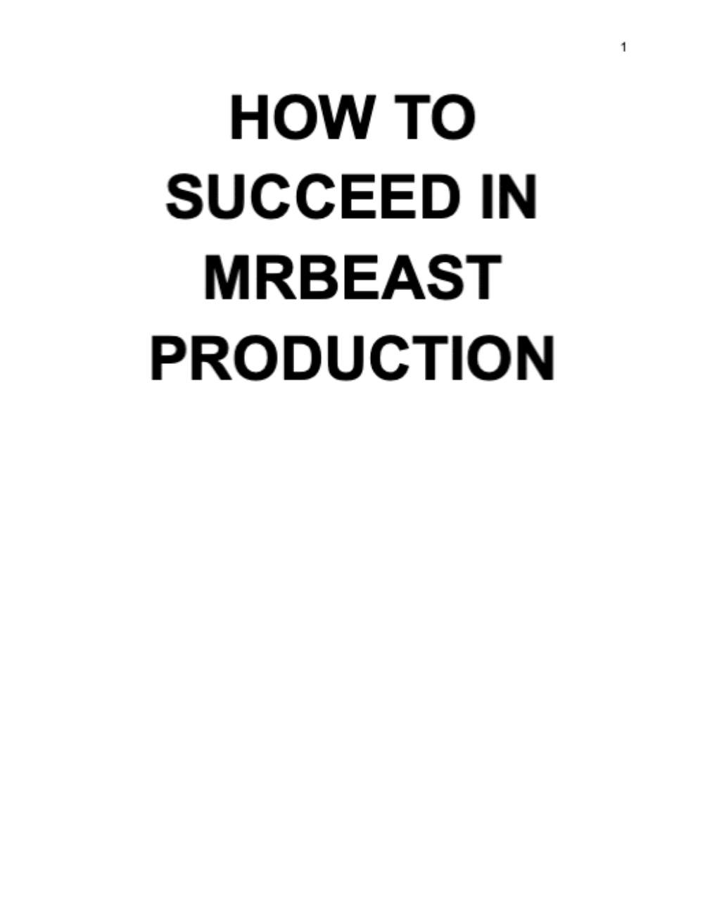 Centuries Old Wisdom in MrBeast’s Leaked Playbook